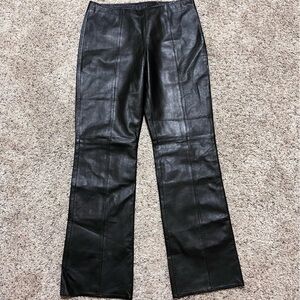 Black Leather Pants Size 10   Victoria’s Secret VS2
